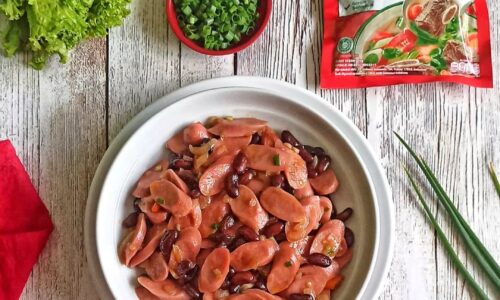 Tumis Sosis Kacang Merah