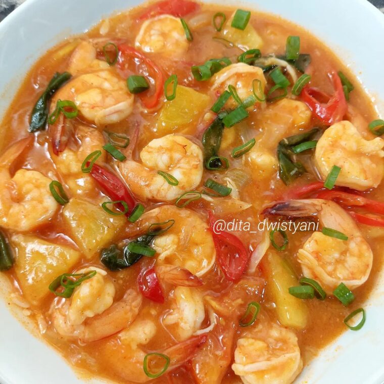 Resep Udang Saos Asam Manis Dari dita_dwistyani