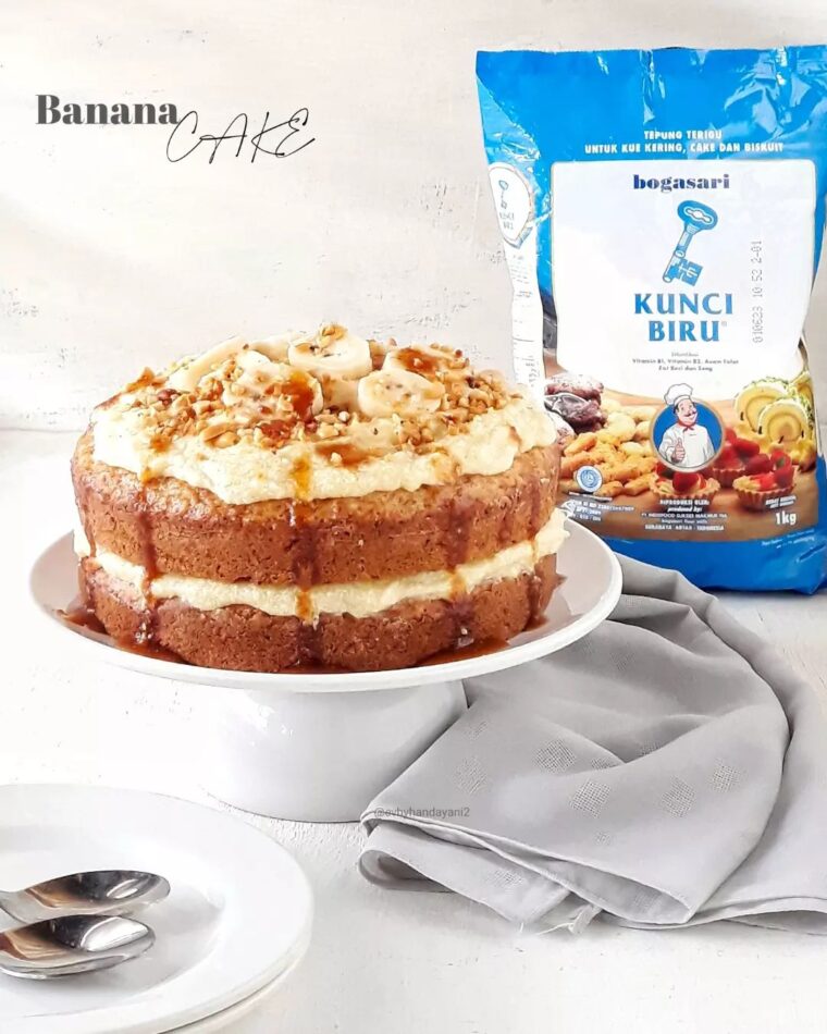 Resep Banana Cake Frosting Salted Caramel Dari evhyhandayani2