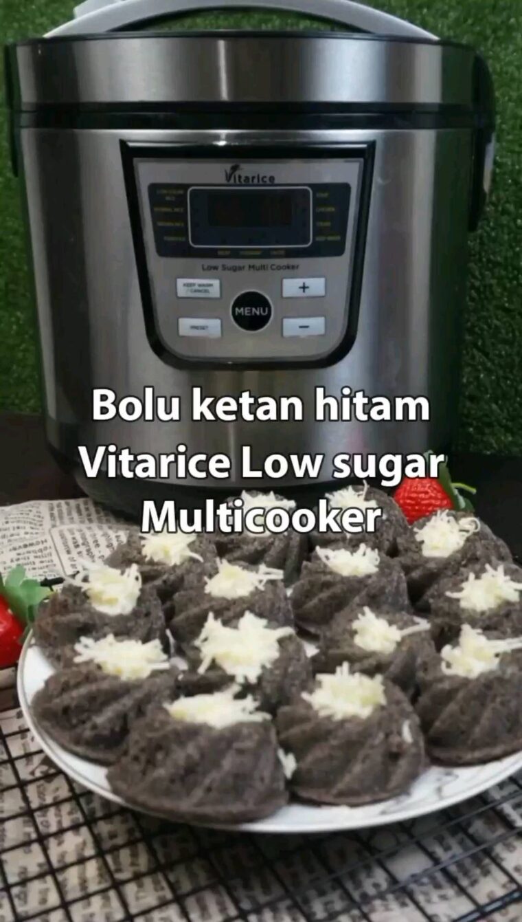 Resep Bolu Ketan Hitam Ala Vitarice Low Sugar Multicooker Dari gustiayuasti