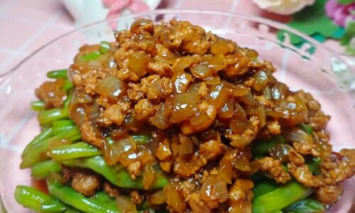 Buncis Daging Cincang