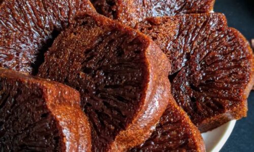 Caramel Cake/ Bolu Sarang Semut