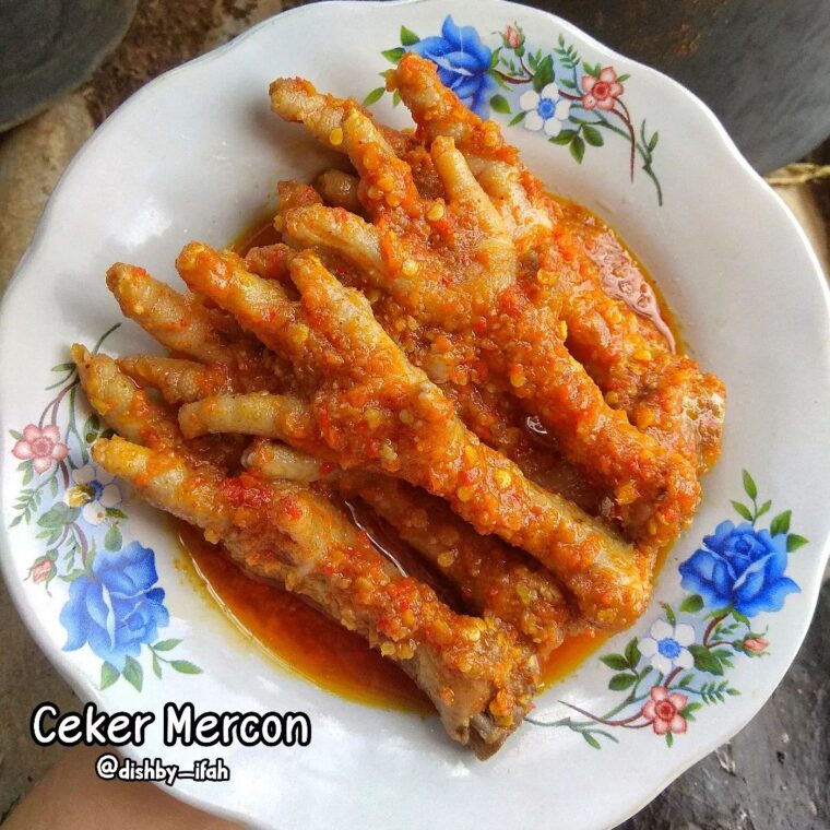 Resep Ceker Mercon Dari dishby_ifah