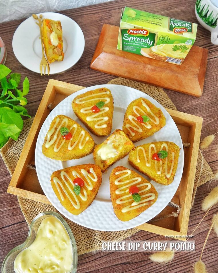 Resep Cheese Dip Curry Potato Dari rosita_kitchendiary