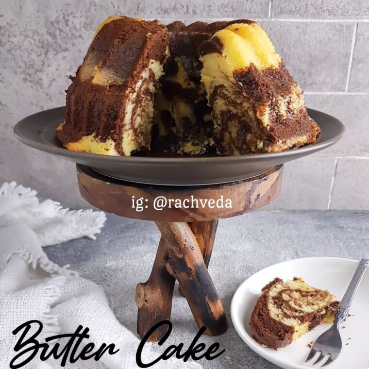 Resep Classic Marble Butter Cake Dari rachveda