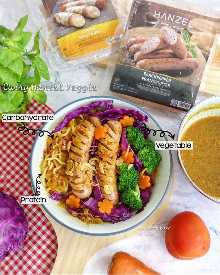 Resep Curry Hanzel Veggie Dari rosita_kitchendiary