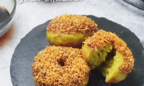 Donat Pandan Gula Malaka