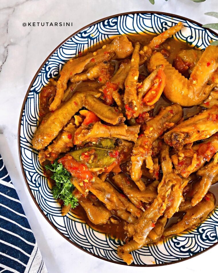 Resep Eker & Sayap Ayam Pedas Dari ketutarsini