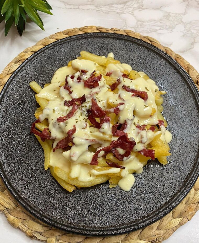 Resep Kentang Goreng Saus Keju Dari intanratih_