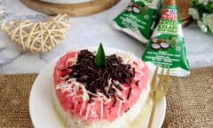 Resep Ketan Susu Merah Putih Dari rosita_kitchendiary