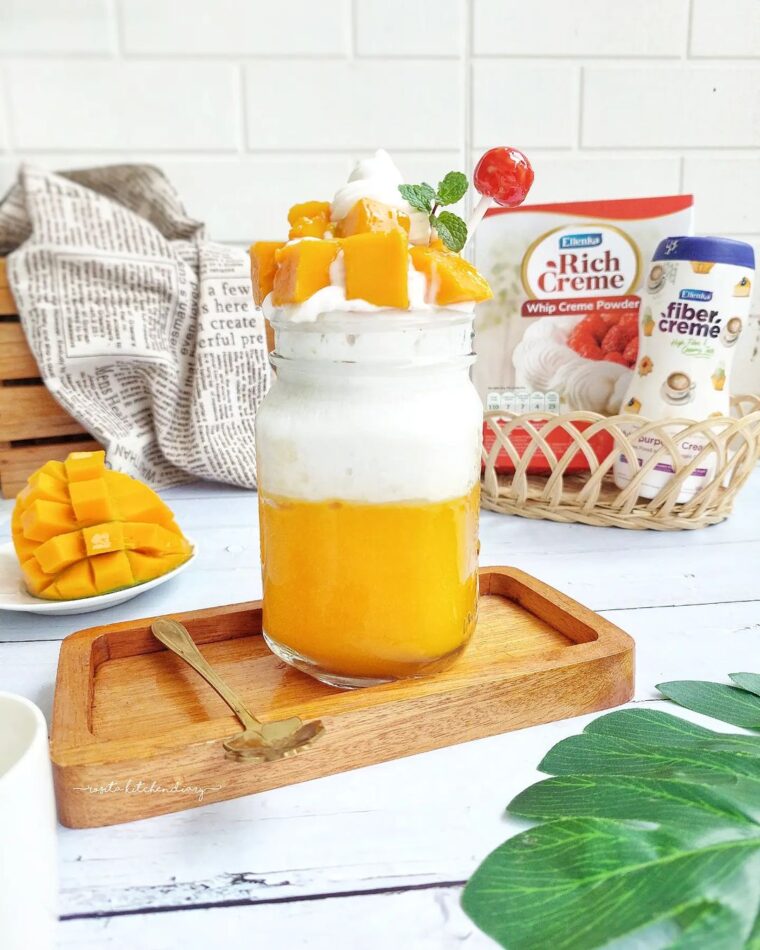 Resep King Mango Fibercreme Dari rosita_kitchendiary