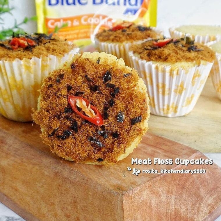 Resep Meat Floss Cupcakes Dari rosita_kitchendiary