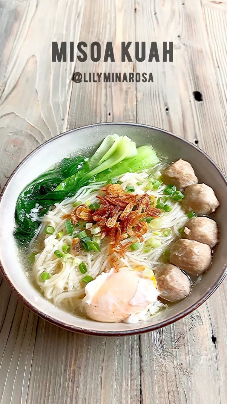 Resep Misoa Kuah Dari lilyminarosa