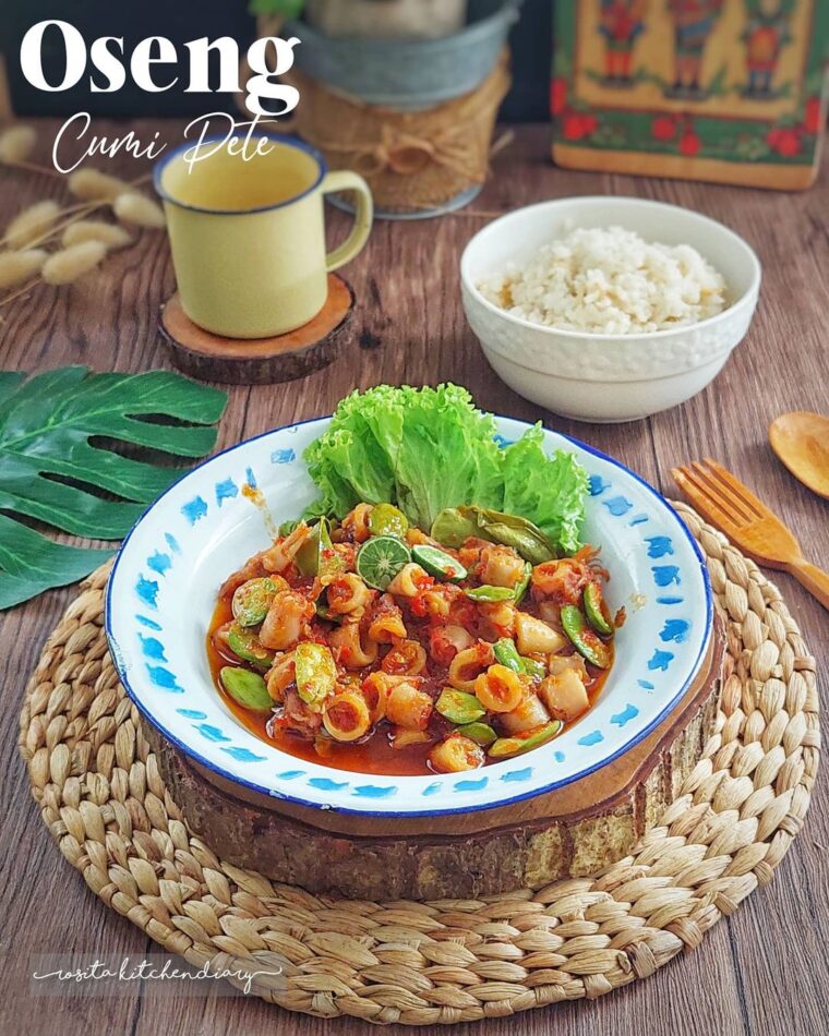 Resep Oseng Cumi Pete Dari rosita_kitchendiary