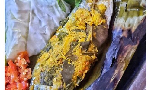 Pepes Kembung Bumbu Kuning