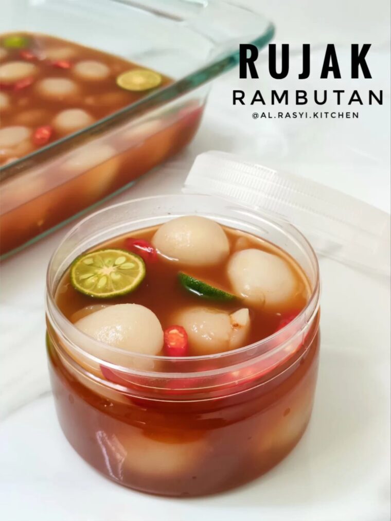 Resep Rujak Rambutan Dari al.rasyi.kitchen