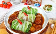 Resep Sawi Gulung Bakso Dosuka Dari rosita_kitchendiary