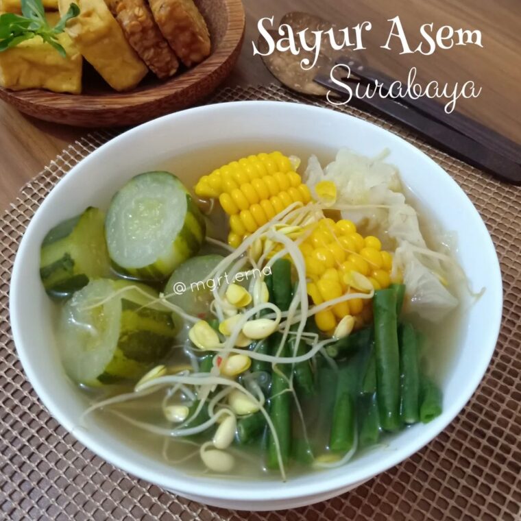 Resep Sayur Asem Surabaya Dari mgrt.erna