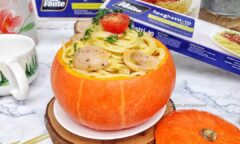 Resep Spaghetti Pumpkin Sauce Dari rosita_kitchendiary