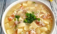 Resep Sup Tofu Udang Dari yscooking