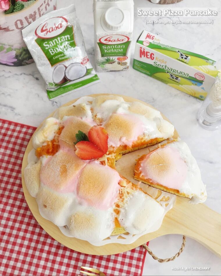 Resep Sweet Pizza Pancake Dari rosita_kitchendiary