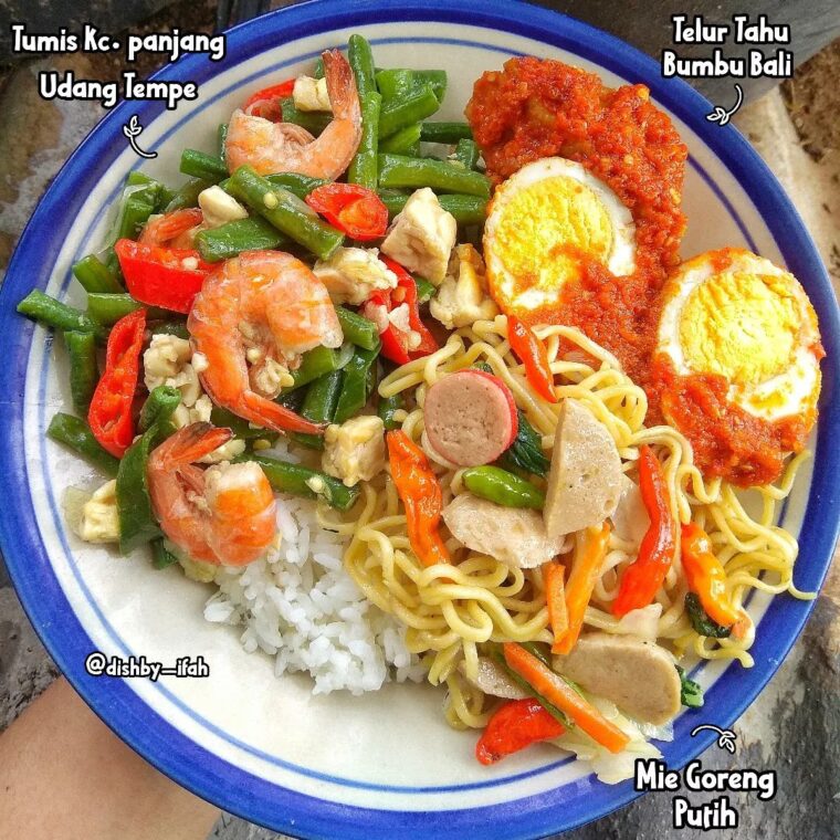 Resep Tumis Kacang Panjang Udang Tempe Dari dishby_ifah