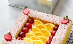 Resep Vanilla Sponge Cake Topping Buah Dari tyasprabowo