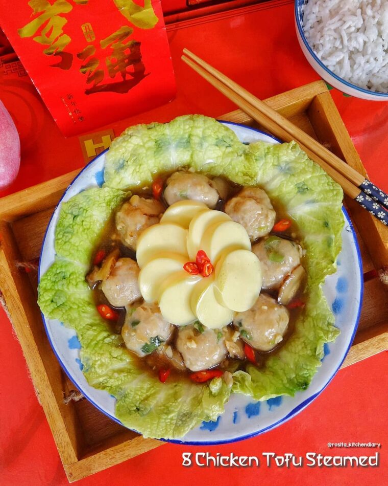 Resep 8 Chicken Tofu Steamed Dari rosita_kitchendiary