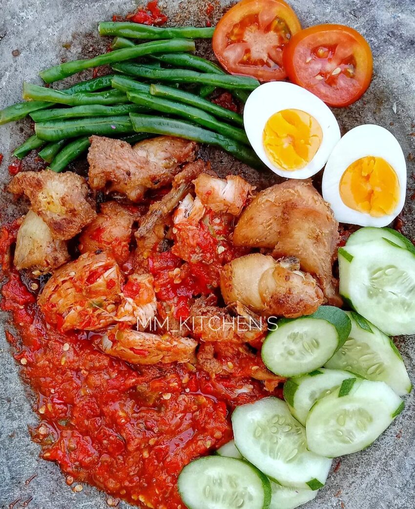 Resep Ayam Penyet Sambal Tomat Dari Matthewmaureen