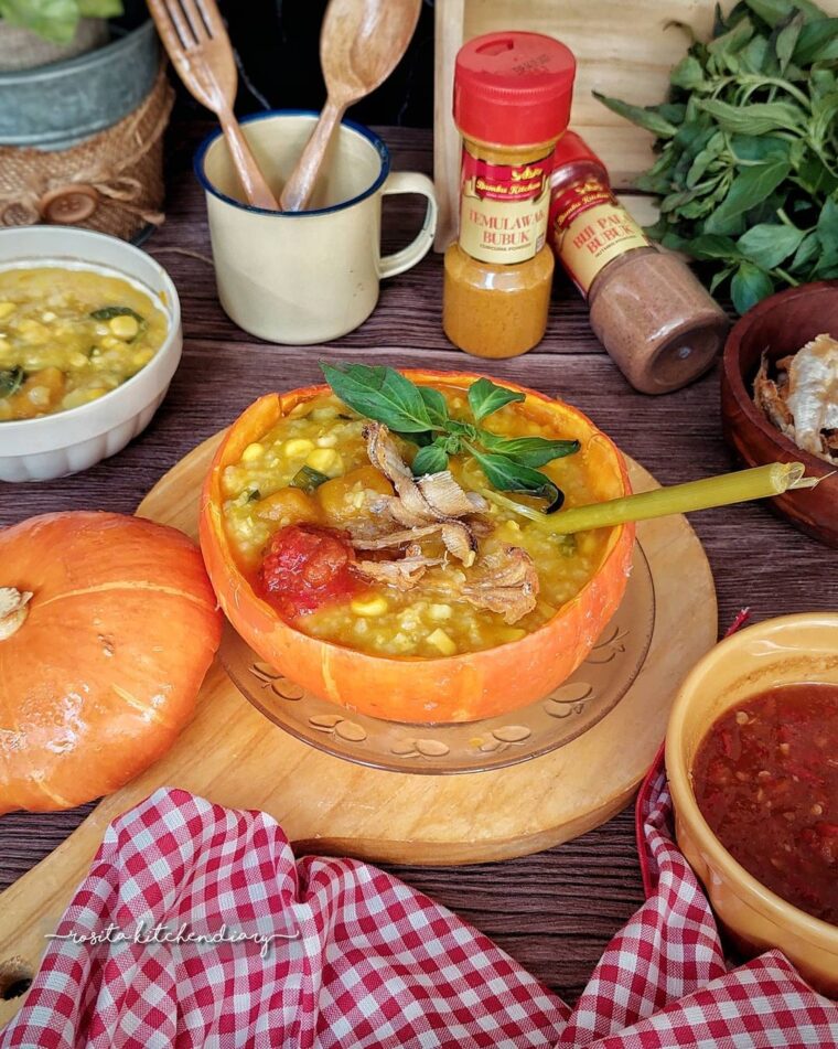 Resep Bubur Manado Temulawak Dari rosita_kitchendiary