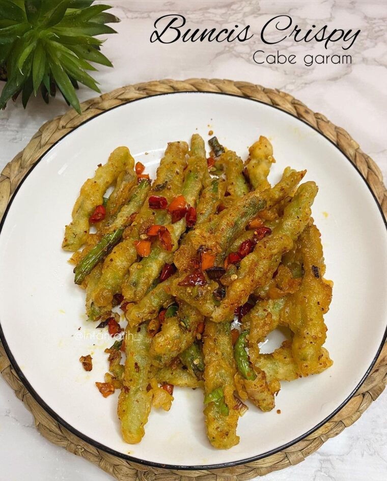 Resep Buncis Crispy Cabe Garam Dari intanratih_