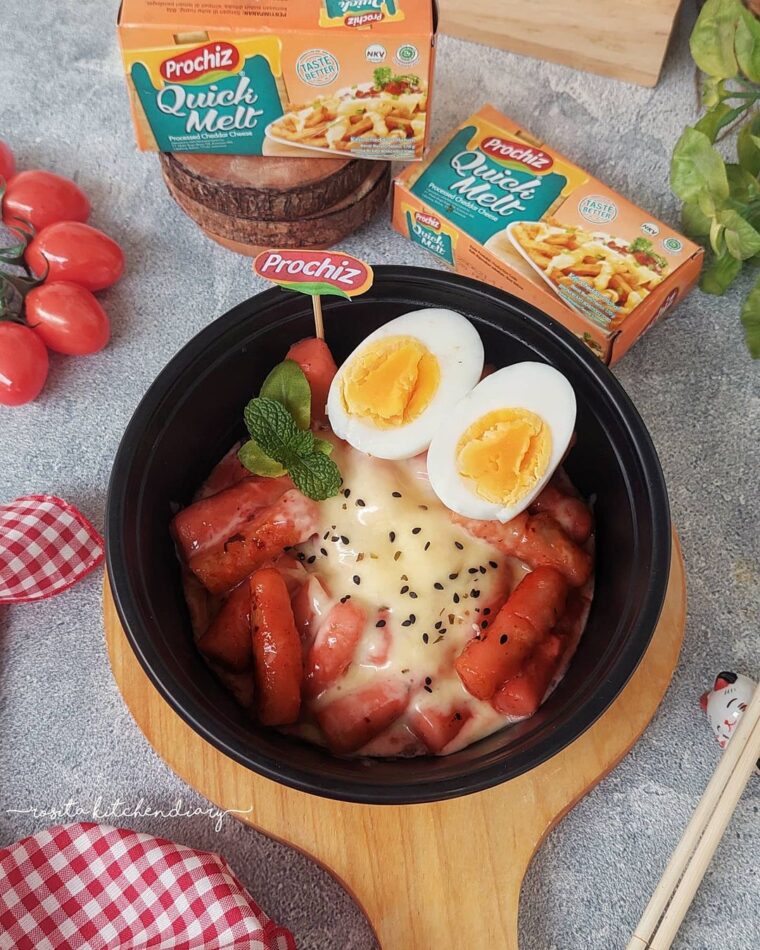 Resep Cheese Spicy Tteokbokki Dari rosita_kitchendiary
