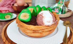 Resep Churros Bowl Es Pisang Ijo Dari rosita_kitchendiary