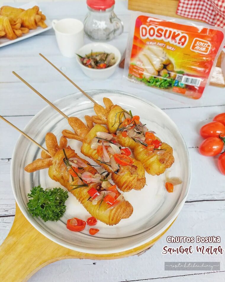 Resep Churros Dosuka Sambal Matah Dari rosita_kitchendiary