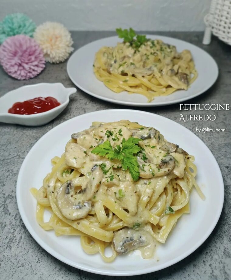 Resep Fettuccine Alfredo Dari lim_henni