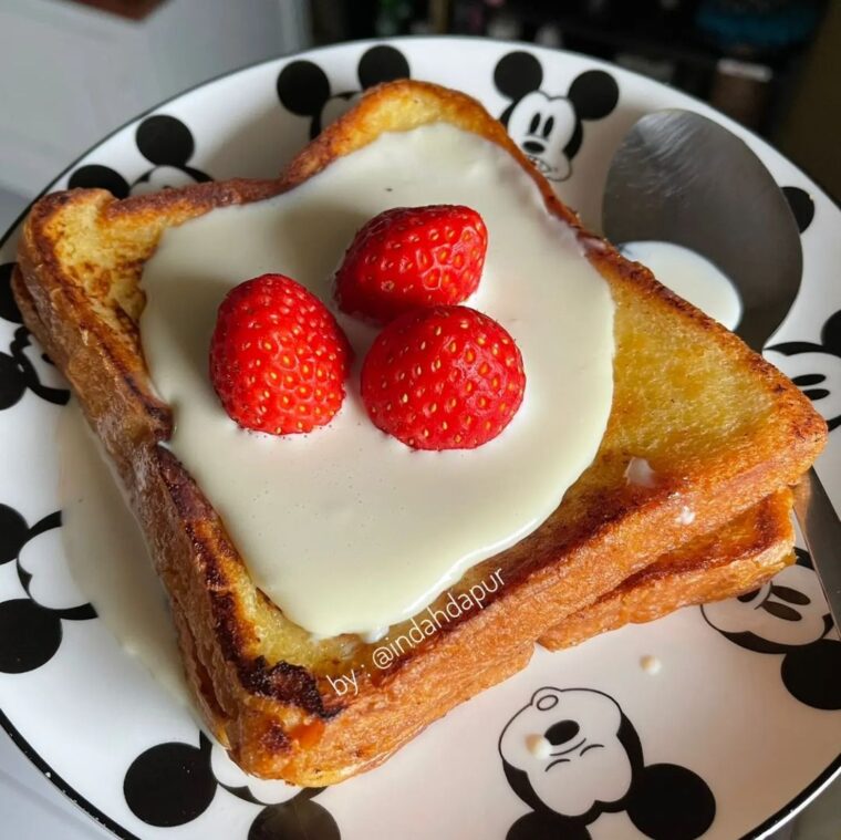 Resep French Toast With Sweet Cheese Sauce Dari indahdapur