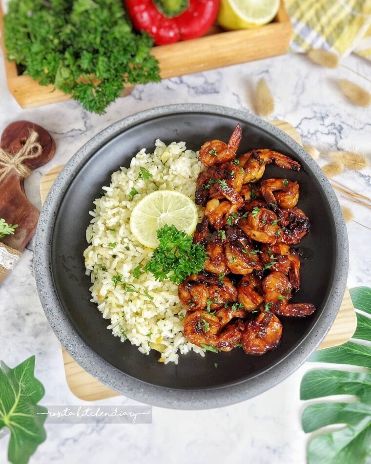 Resep Honey Grilled Shrimp Dari rosita_kitchendiary