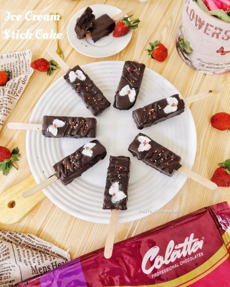 Resep Ice Cream Stick Cake Dari rosita_kitchendiary