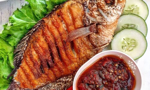 Ikan Gurame Crispy Sambal Lamongan