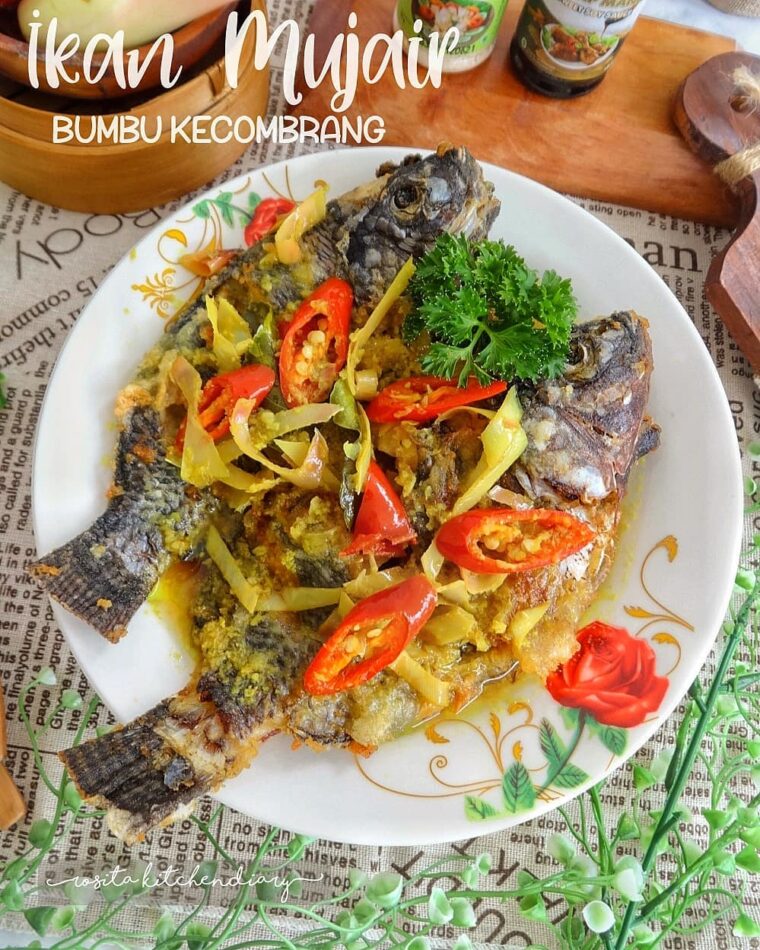 Resep Ikan Mujair Bumbu Kecombrang Dari rosita_kitchendiary