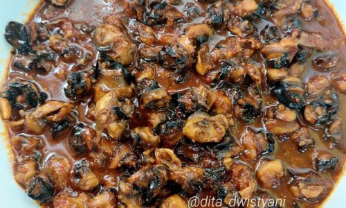 Keong Bumbu Kacang - Masakan dari Keong