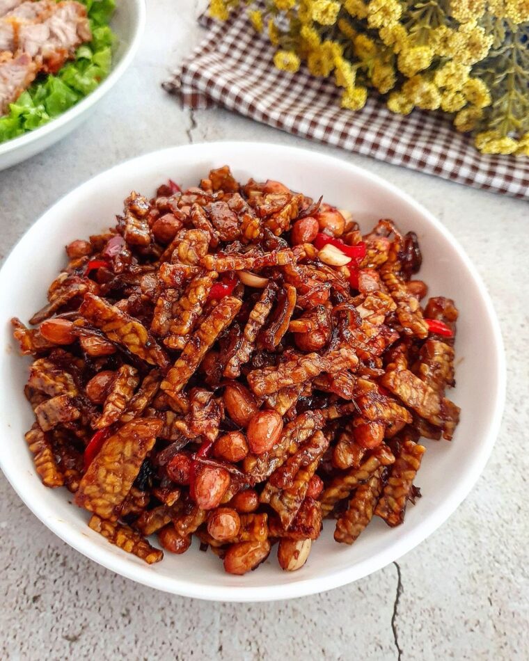 Resep Kering Tempe Teri Kacang Dari yscooking