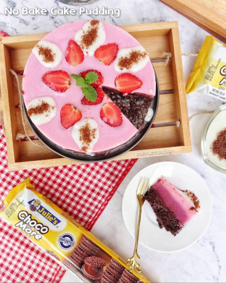 Resep No Bake Cake Pudding Dari rosita_kitchendiary