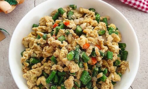 Orak Arik Kacang Panjang Pedas