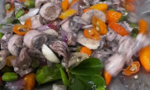 Oseng Cumi Asin Pete