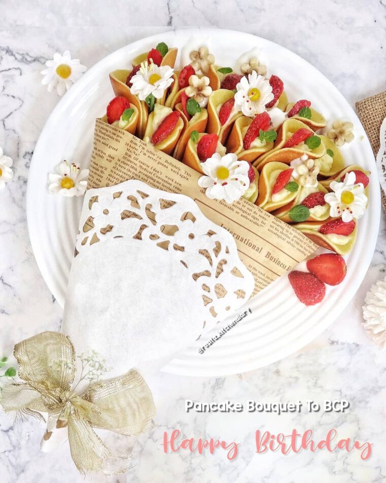 Resep Pancake Bouquet Dari rosita_kitchendiary
