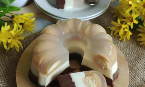 Puding Biskuit Coklat Susu