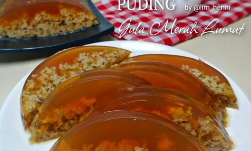 Puding Lumut Gula Merah