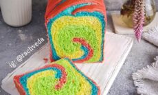 Resep Rainbow Condensed Milk Shokupan Dari rachveda