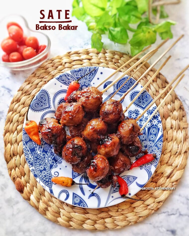 Resep Sate Bakso Bakar Dari rosita_kitchendiary